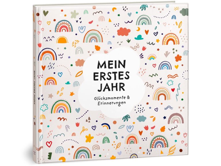 Herzthaler Babyalbum Boho Regenbogen 