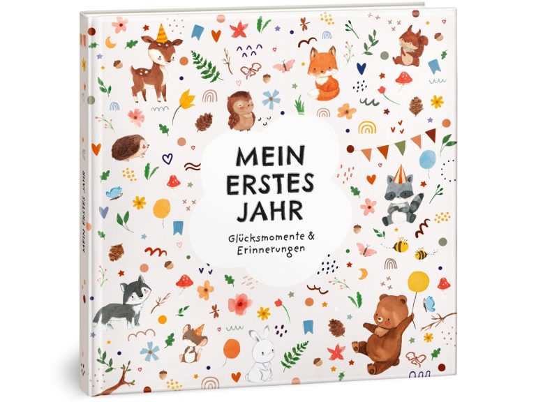 baby erinnerungsbuch babyalbum erstes jahr herzthaler